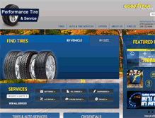 Tablet Screenshot of performancetirehuntsville.com